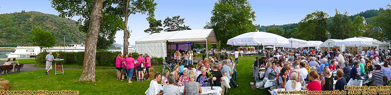 Weinfest Kulinarische Sommernacht Bacharach